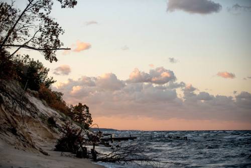 Beach at sunset